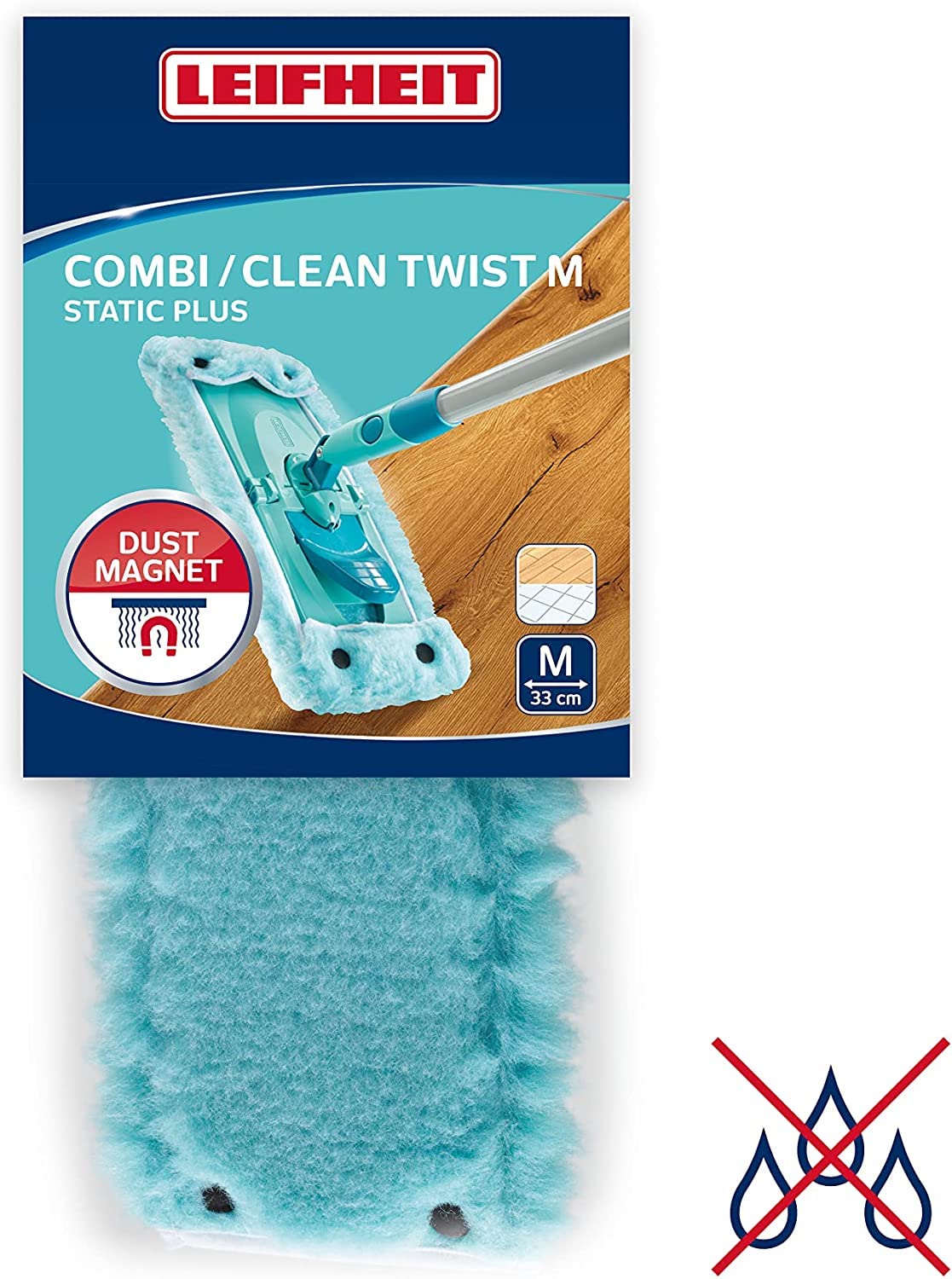 Leifheit clean twist / combi clean overtrek 33cm