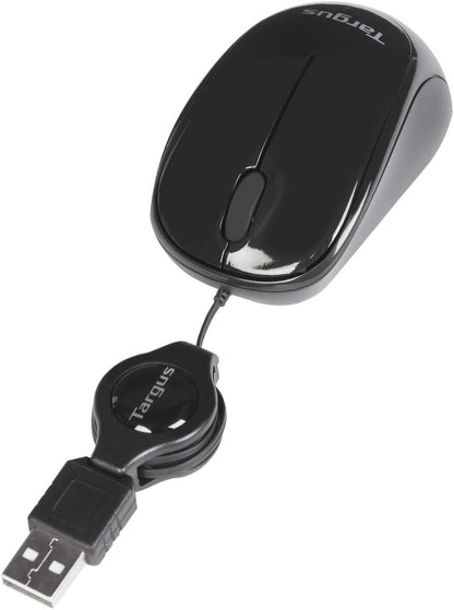 Targus Compact Blue Portable Trace Mouse, Black (AMU75EU
