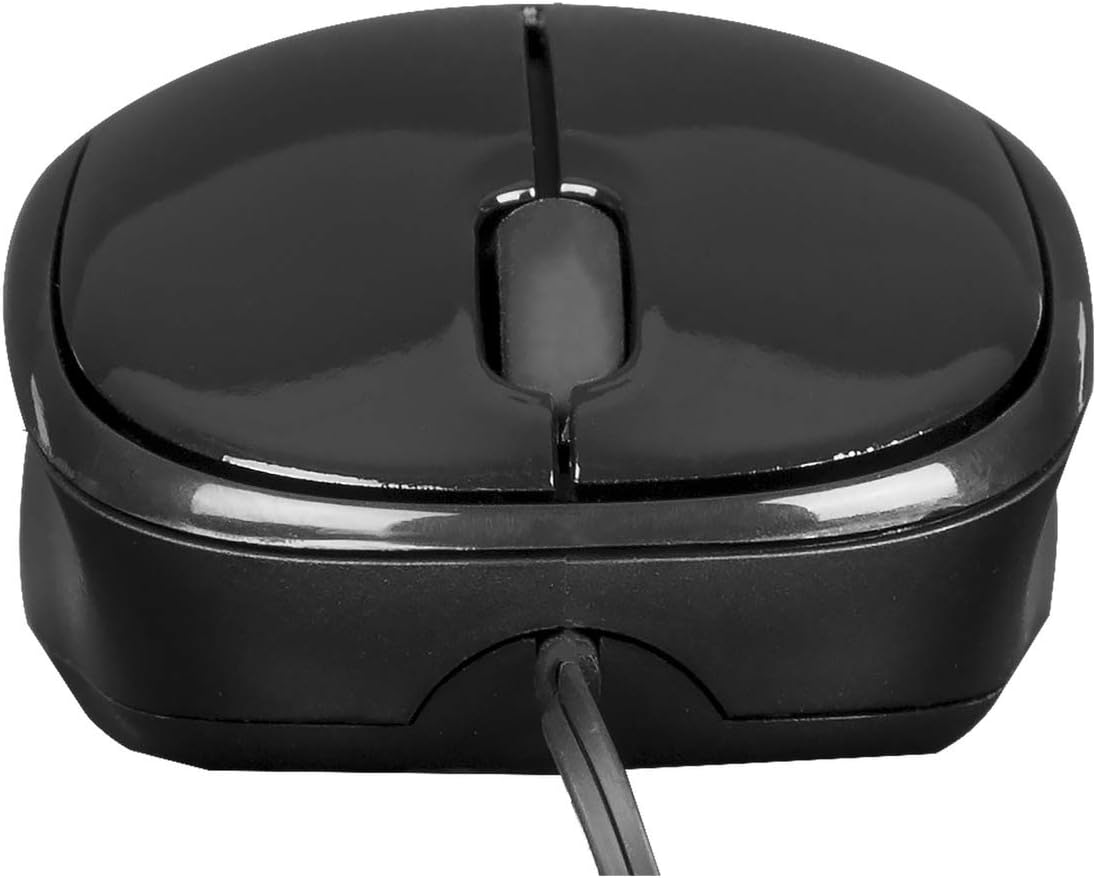 Targus Compact Blue Portable Trace Mouse, Black (AMU75EU