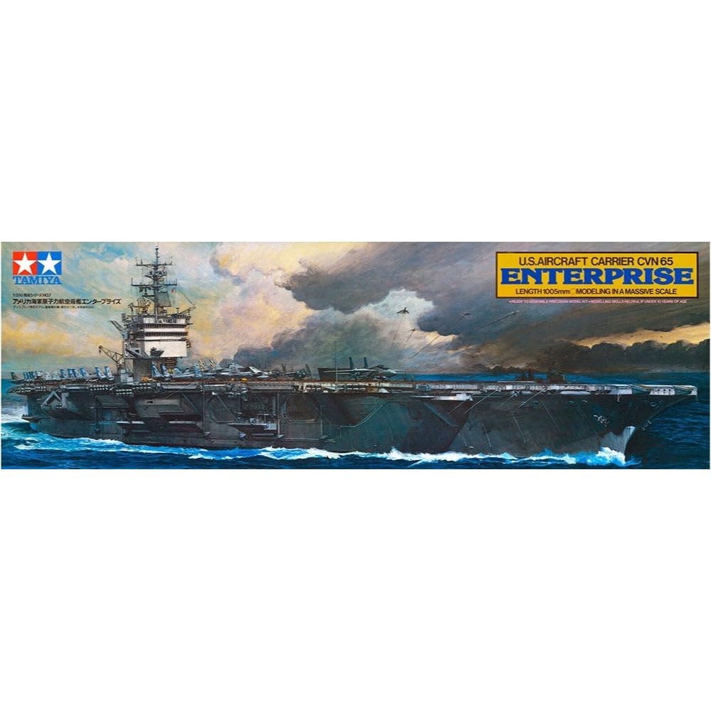 Tamiya 300078007 - Maqueta del portaaviones US CVN-65 Enterprise (escala: 1:350