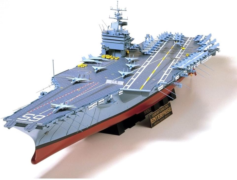 Tamiya 300078007 - Maqueta del portaaviones US CVN-65 Enterprise (escala: 1:350