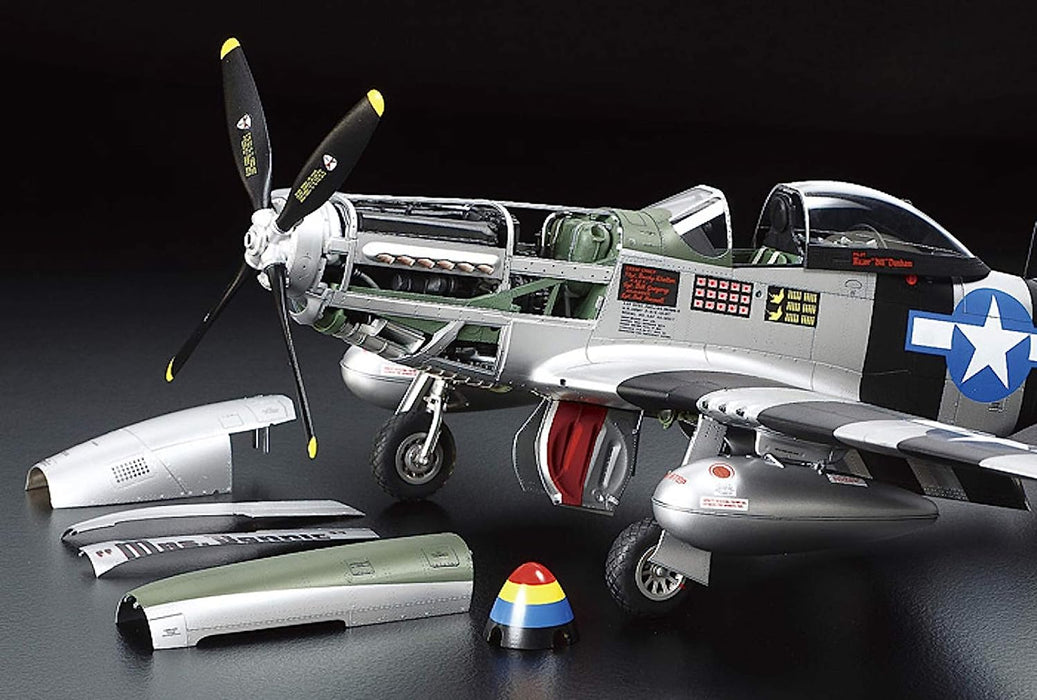 Tamiya-P-51D/K Mustang Militar Avión Modelo de Masaje, Multicolor, Large (60323-000