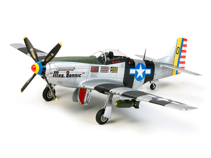 Tamiya-P-51D/K Mustang Militar Avión Modelo de Masaje, Multicolor, Large (60323-000