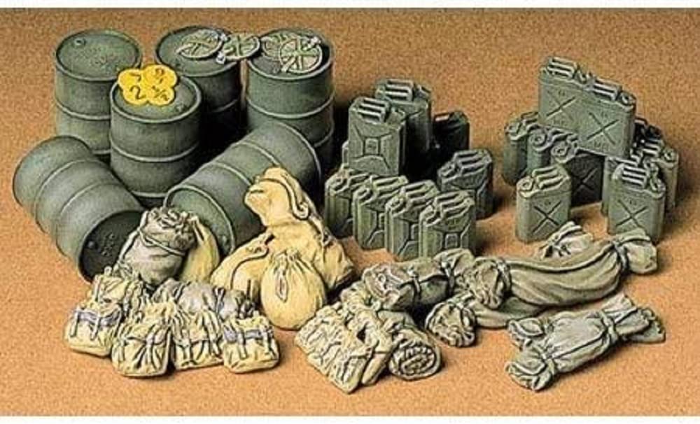 Tamiya TM35229 35229 Allied Vehicles Accessory Set 1:35 Military Model Kit, for 14 Jahre to 99 Jahre