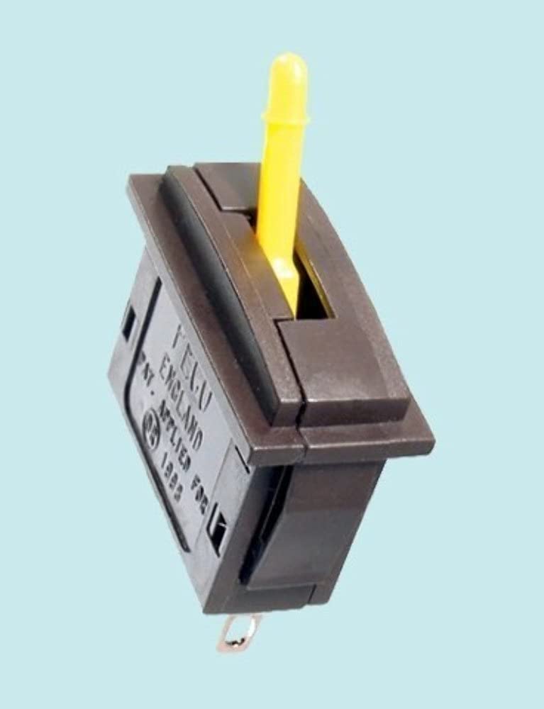 Peco N Scale Passing Contact Switch, Yellow Lever