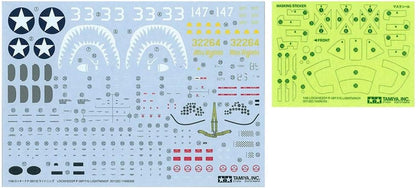Tamiya 61120-000 1:48 US P-38 F/G Lightning, Faithful Replication, Model Building, Crafts, Hobbies, Gluing, Plastic Construction kit, Assembly, Unvarnished