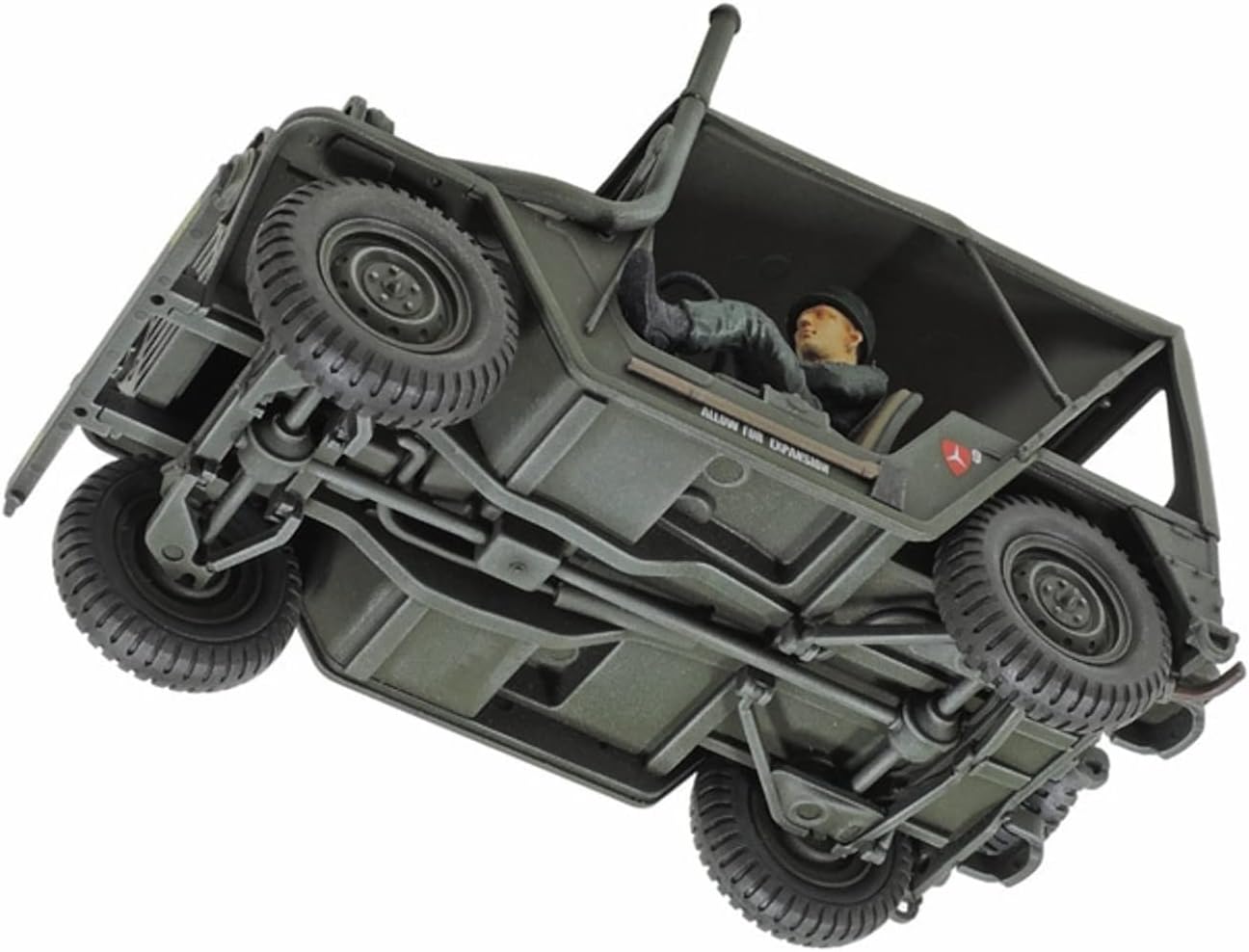 TAMIYA- Toy Vehículo de Transporte M151A1 Juguete, Color Verde, S (35334