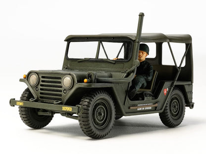 TAMIYA- Toy Vehículo de Transporte M151A1 Juguete, Color Verde, S (35334