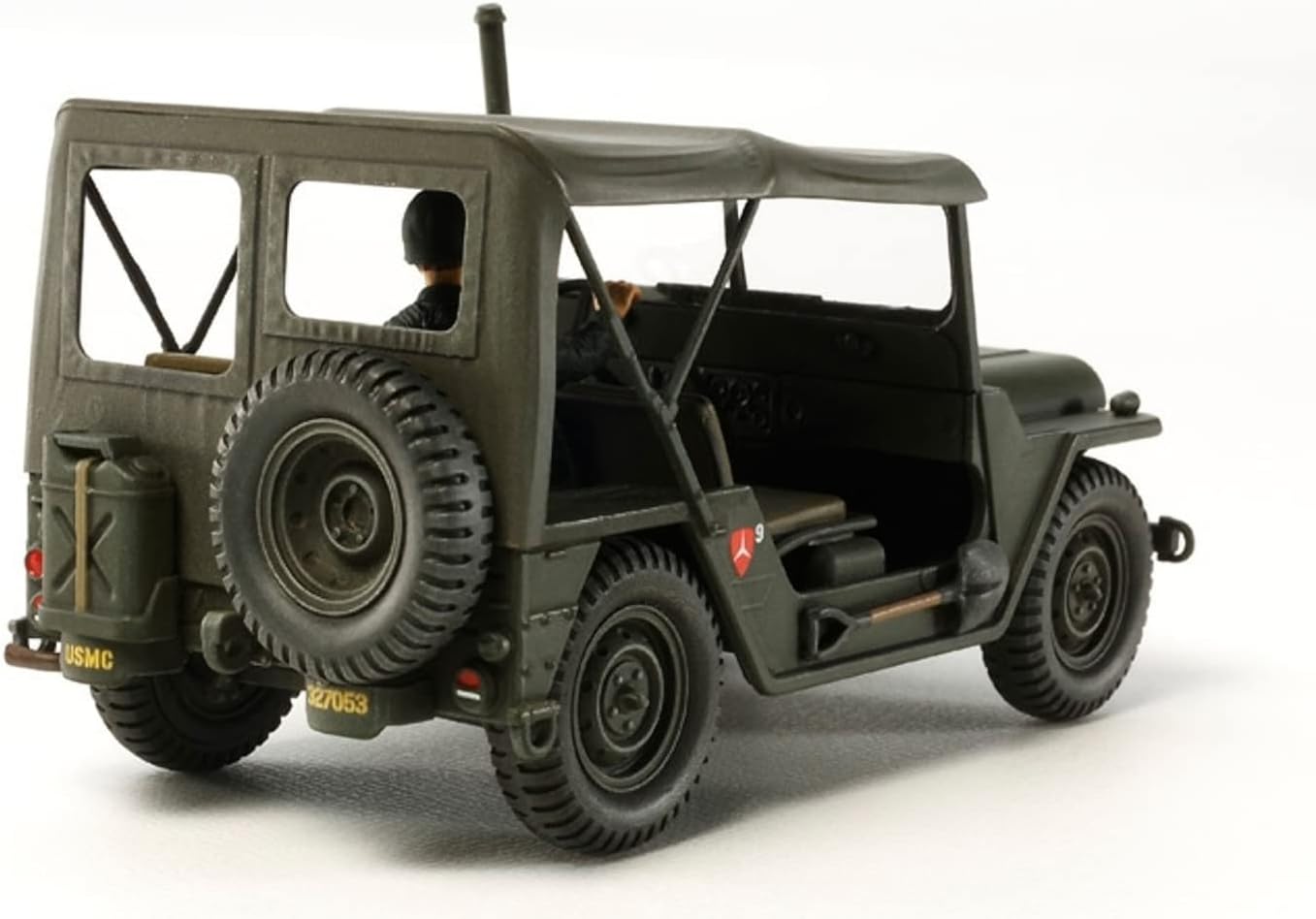 TAMIYA- Toy Vehículo de Transporte M151A1 Juguete, Color Verde, S (35334