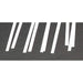 Plastruct 0.3 x 2.0mm Strips 10pcs # MS-108