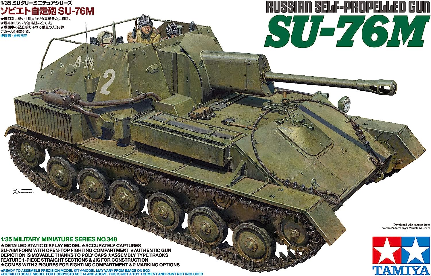 TAMIYA Russian Self-Propelled Gun Su-76M 1/35