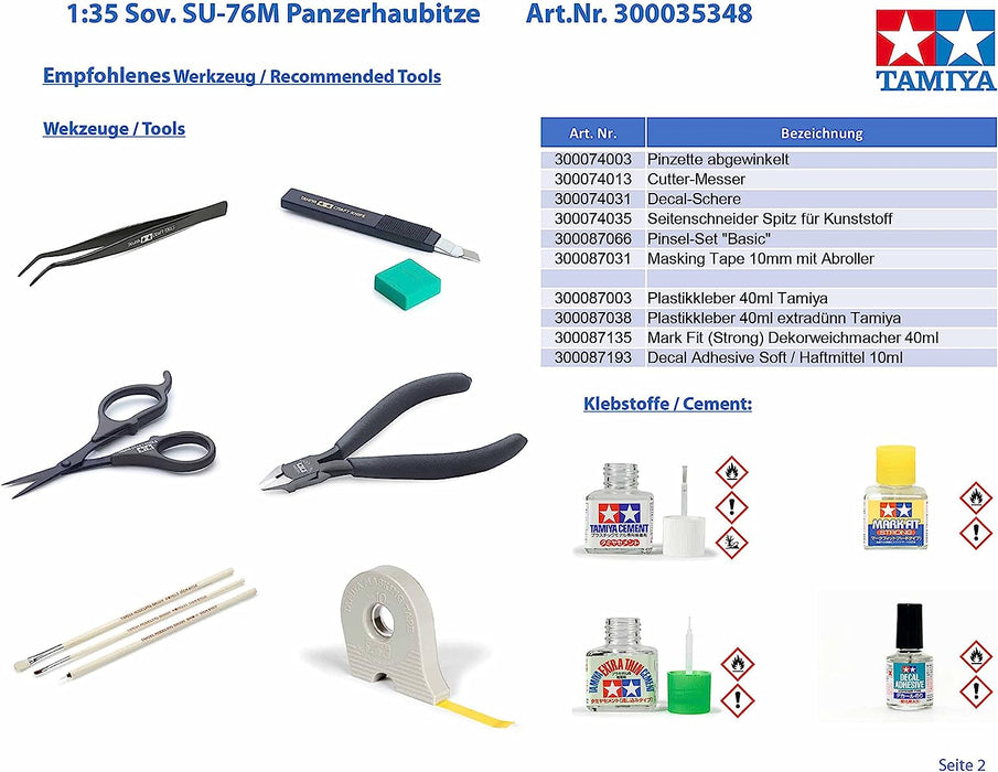 TAMIYA Russian Self-Propelled Gun Su-76M 1/35