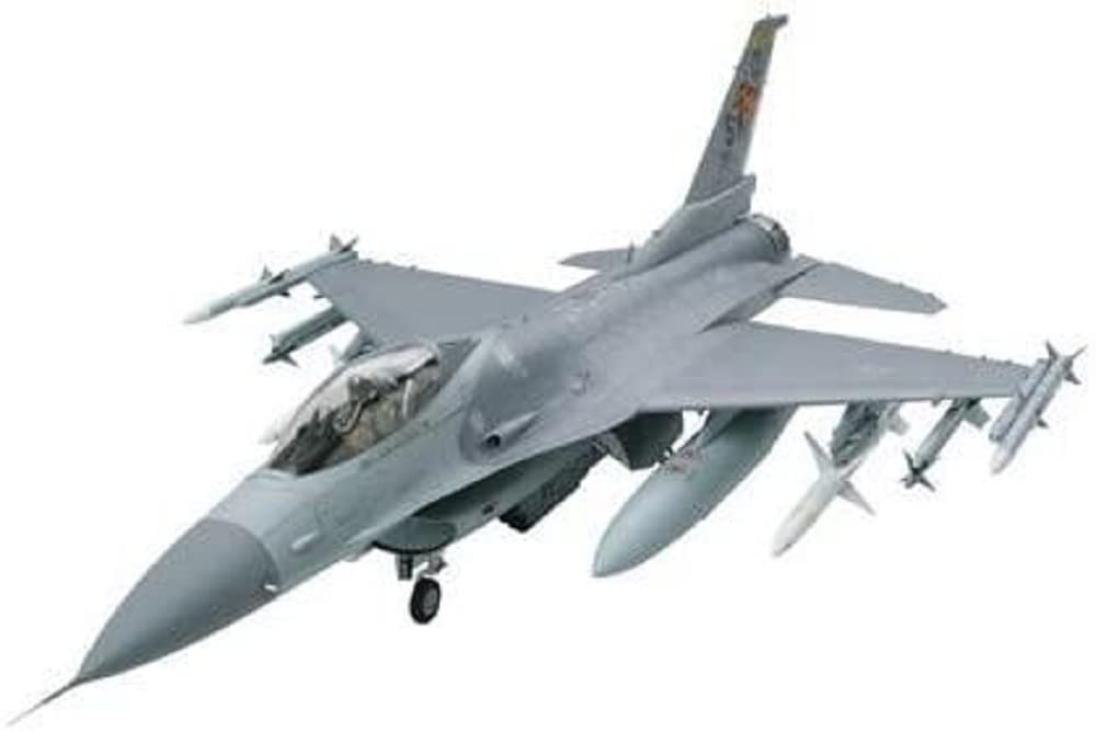 Tamiya- Lockheed Martin F-16CJ BLK 50 Fighting Falcon (-) (-) Kit de Modelo, Color Gris, Medium (60315