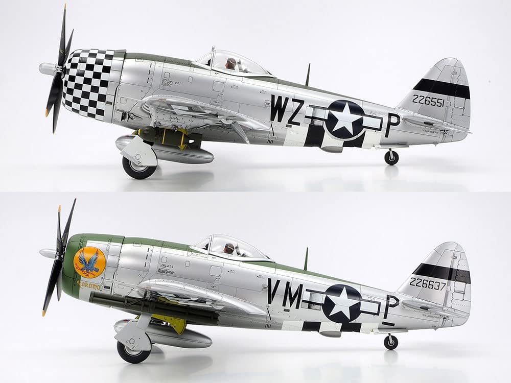 Tamiya 300061090-1:48 WWII US Republic P-47D Thunderbolt Razorback