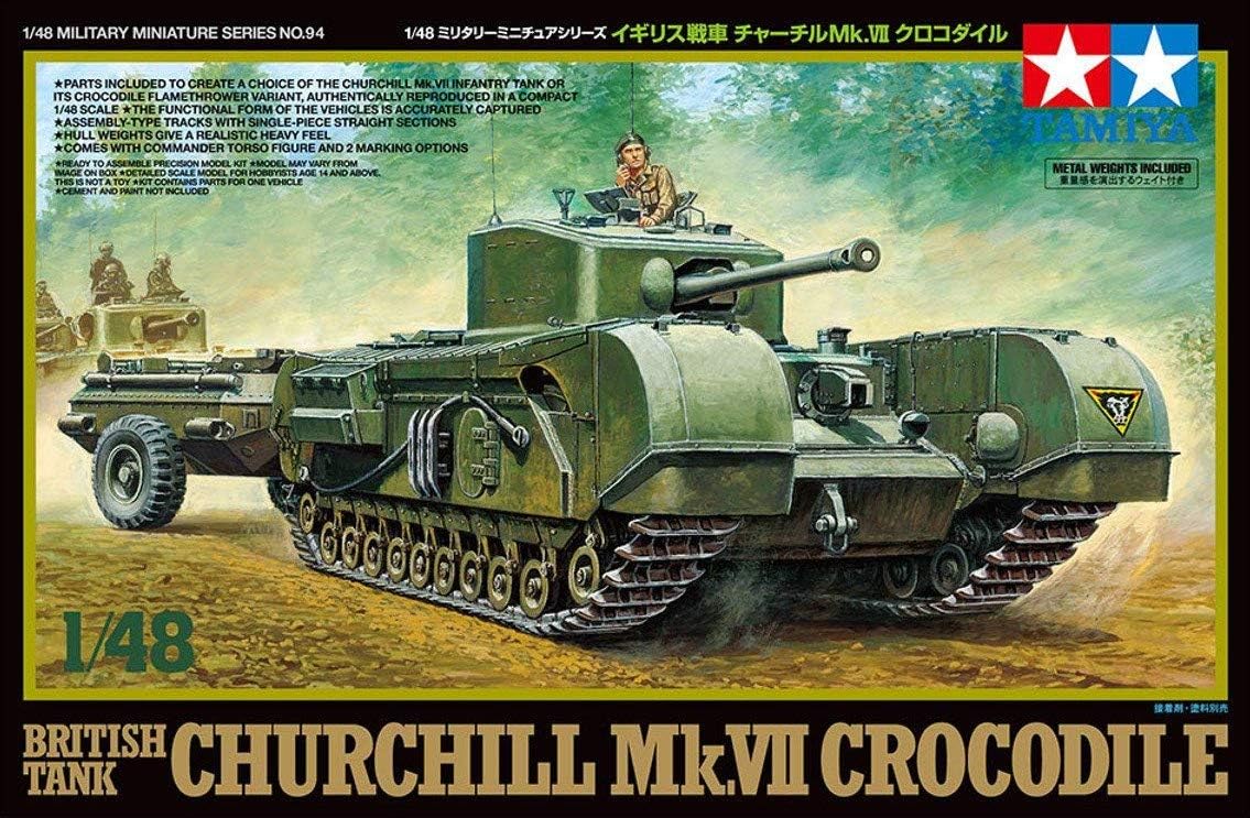 Tamiya 32594 1/48 British Tank Churchill MK.VII Plastic Model Kit