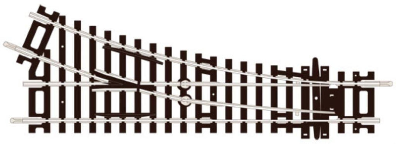 Peco ST-240 No. 2 Radius R/H Point Railway Track