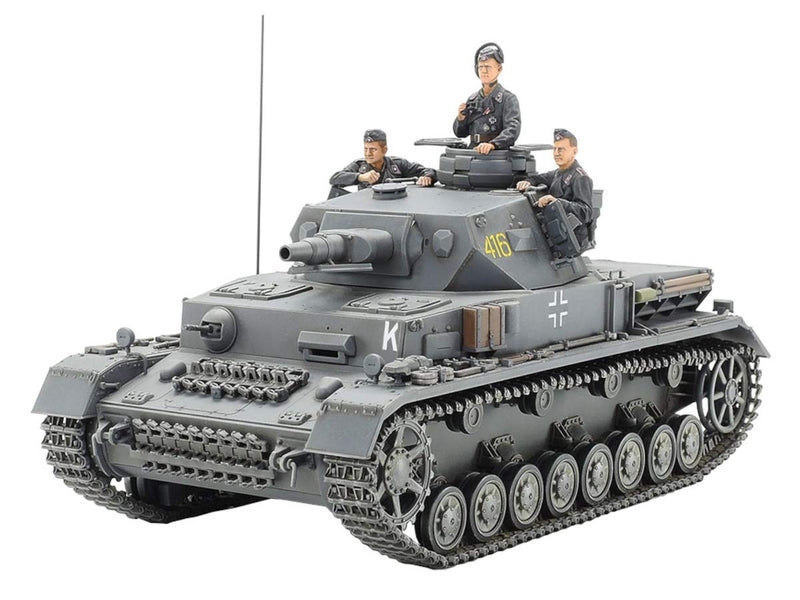 TAMIYA 35374-000 1:35 German Armoured Combat Truck IV Version F L24/75 mm, Model Kit, Plastic Construction Kit, Assembly Kit, Detailed Replica, Unpainted