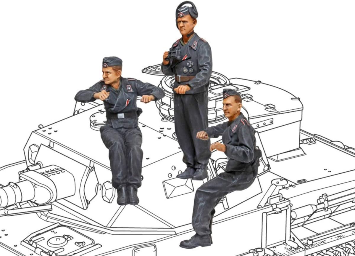 TAMIYA 35374-000 1:35 German Armoured Combat Truck IV Version F L24/75 mm, Model Kit, Plastic Construction Kit, Assembly Kit, Detailed Replica, Unpainted