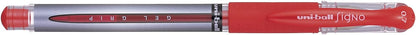 Uni-Ball 751107000 UM-151S Signo Gel Pens with Gel Grip, Red Gel, 0.7mm Stainless Steel Nib (Pack of 12