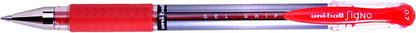 Uni-Ball 751107000 UM-151S Signo Gel Pens with Gel Grip, Red Gel, 0.7mm Stainless Steel Nib (Pack of 12