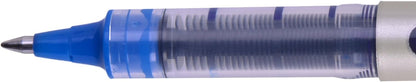 uni-ball UB-157 Eye Blue Rollerball Pens. Premium Fine 0.7mm Ballpoint Tip for Super Smooth Handwriting, Drawing, Art, Crafts and Colouring. Fade and Water Resistant Liquid Uni Super Ink. Box of 12