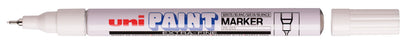 uni Paint Marker Bullet Tip Needlepoint PX203 Line Width 0.8mm White Ref 9001992