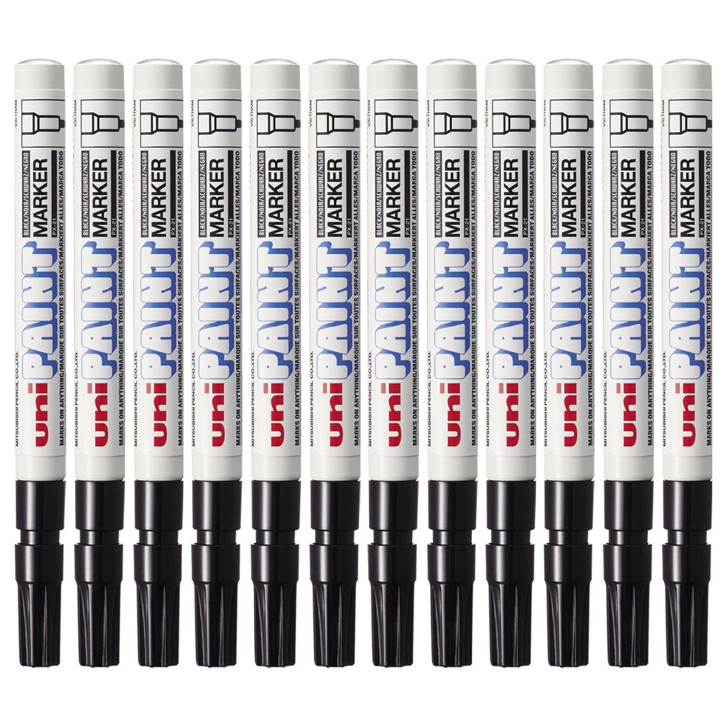 Uni-Ball Paint Marker Bullet Tip Fine Point PX21 Line Width 0.8-1.2mm Black Ref 9001952