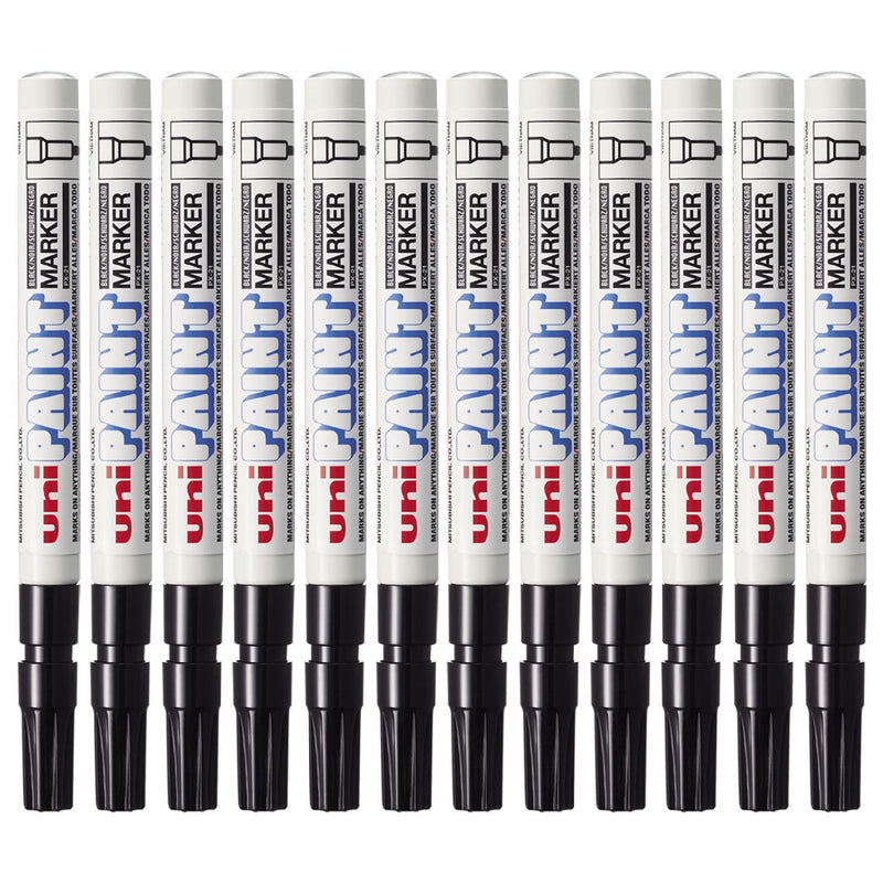 Uni-Ball Paint Marker Bullet Tip Fine Point PX21 Line Width 0.8-1.2mm Black Ref 9001952