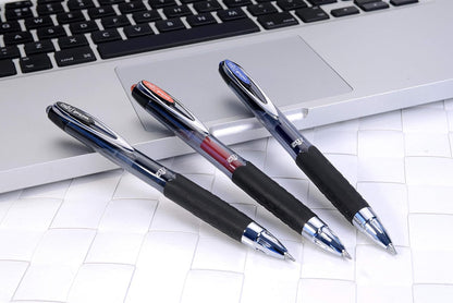 Uni-ball 704527 SigNo 207 Gel Rollerball Pen Retractable Fine 0.7mm Tip 0.5mm Line Red Ref 9004602