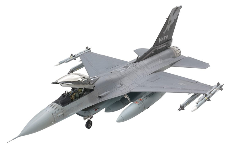 Tamiya- Lockheed F-16C Falcon (-) (-) Kit de Modelo, Color Negro, Small (61101