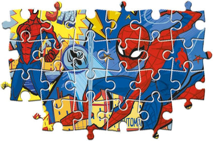 Clementoni 24216, Spider-Man Supercolor Maxi Puzzle for Children - 24 pieces, Ages 3 years Plus Spider-Man 24 maxi pieces