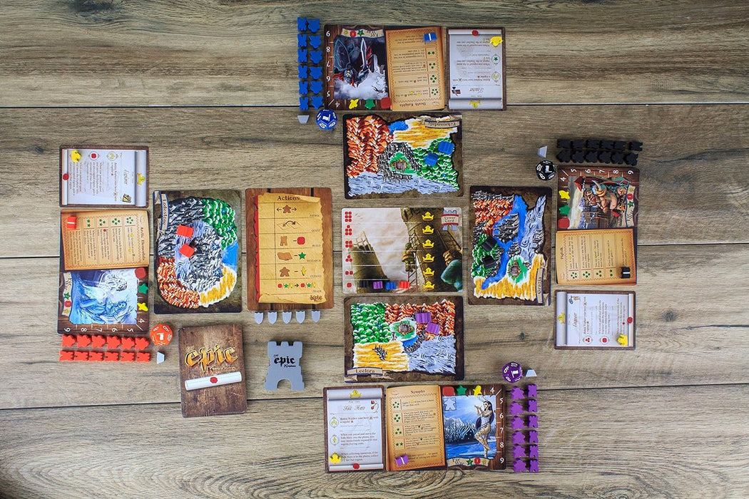 Gamelyn Games HPGAMTINY12 Tiny Epic Kingdoms: Heroes' Call, Multicoloured