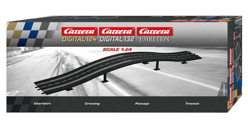 Carrera 20020587 200220587 Crossing (4) Slot Car Track Accessory, Multicoloured, 6.4 L X 49.6 H X 20.4 W (Cm