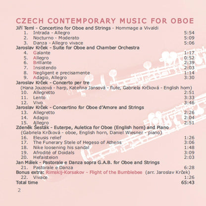 Czech Contemporary Music for Oboe