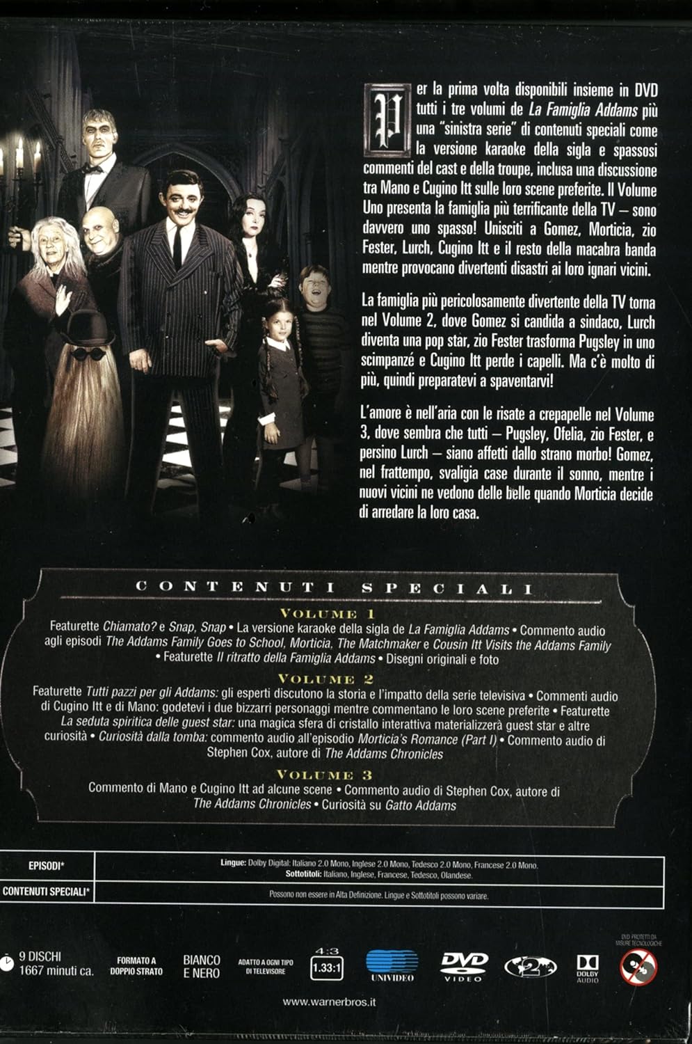 La famiglia Addams – La serie completa (DS)