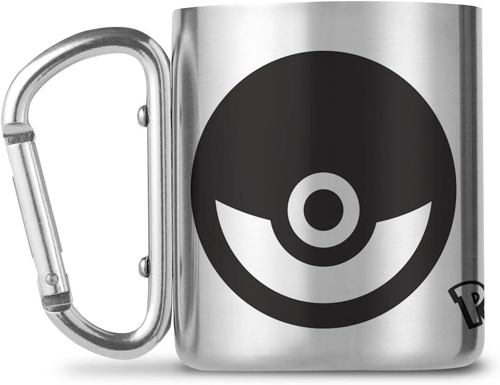 Pokemon Pokeball Carabiner Camping Mug