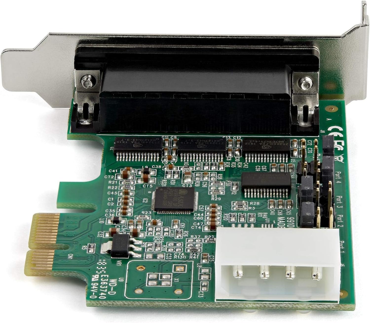 StarTech.com PCI Express serielle Schnittstellenkarte (4 Ports, 16950 UART, Low Profile, 256-Byte-FIFO-Cache