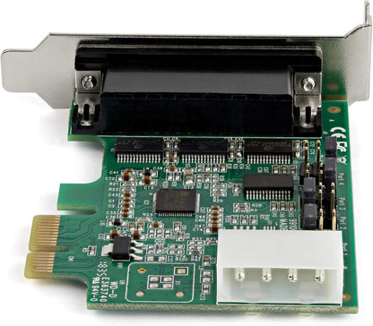 StarTech.com PCI Express serielle Schnittstellenkarte (4 Ports, 16950 UART, Low Profile, 256-Byte-FIFO-Cache