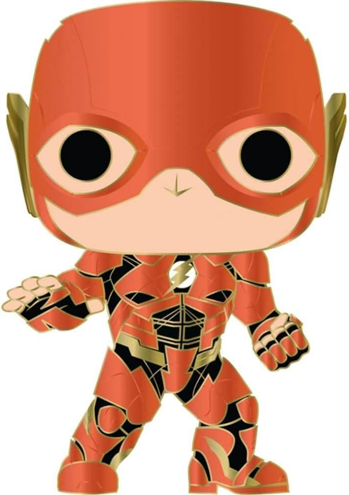 Loungefly Funko POP! Enamel Pin: the Flash - Justice League 2017 Enamel Pins - Cute Collectable Novelty Brooch - for Backpacks & Bags - Gift Idea - Official Merchandise - Movies Fans