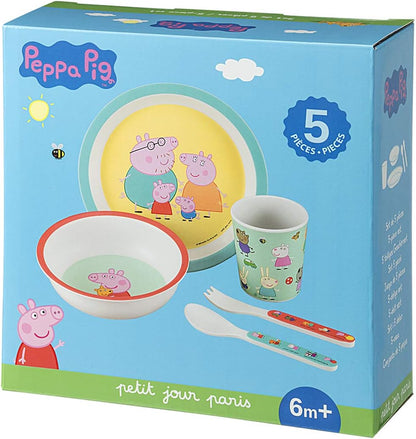 Petit Jour Paris - Set of 5 Pieces Peppa Pig - with Its Gift Box!