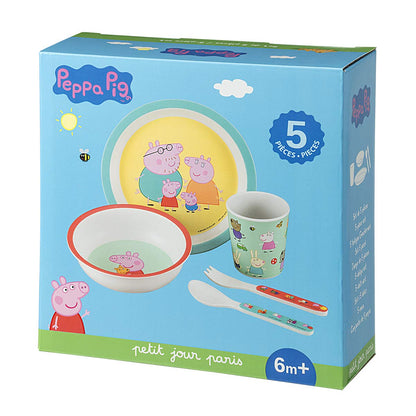 Petit Jour Paris - Set of 5 Pieces Peppa Pig - with Its Gift Box!