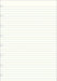 Filofax A5 Notebook refill - ruled paper white