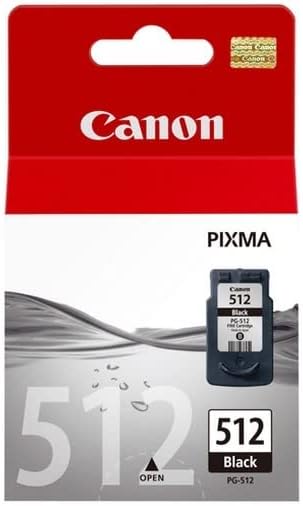 Canon Originaltinte PG-512, Größe Standard, Schwarz, Recyclebare Verpackung