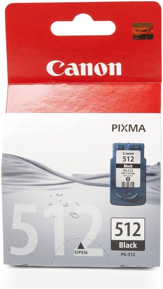 Canon Originaltinte PG-512, Größe Standard, Schwarz, Recyclebare Verpackung