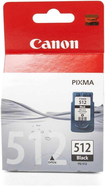 Canon Originaltinte PG-512, Größe Standard, Schwarz, Recyclebare Verpackung