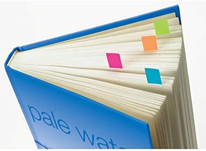 Post-it Index Small In a Plastic Dispenser, Assorted Bright Colours, 5 Packs of 20 Sticking Strips - To Mark, Highlight or Color Code Important Information