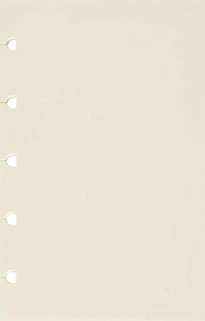 Filofax Pocket Notebook refill - plain paper white