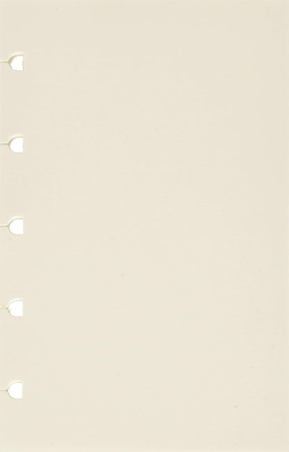 Filofax Pocket Notebook refill - plain paper white