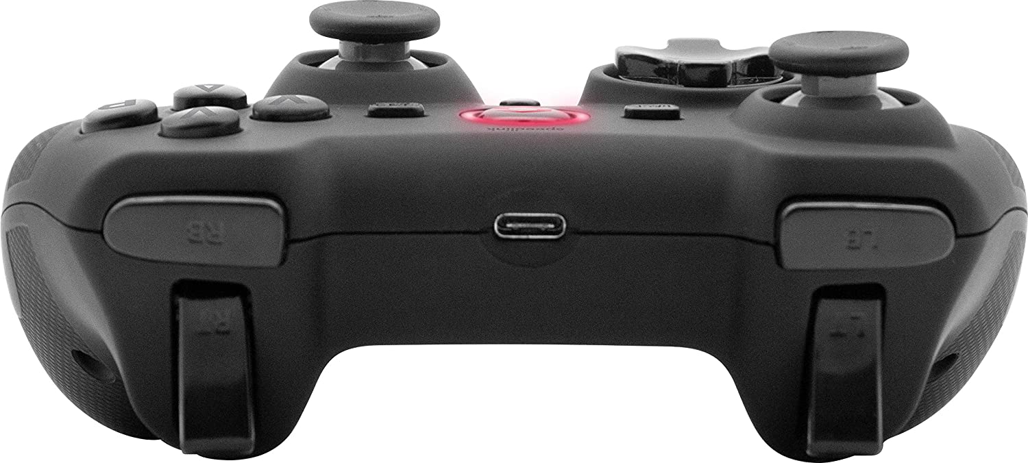 Speedlink RAIT Gamepad Wireless - draadloze gamepad met vibratiefunctie, voor pc/PS3/Switch, zwart