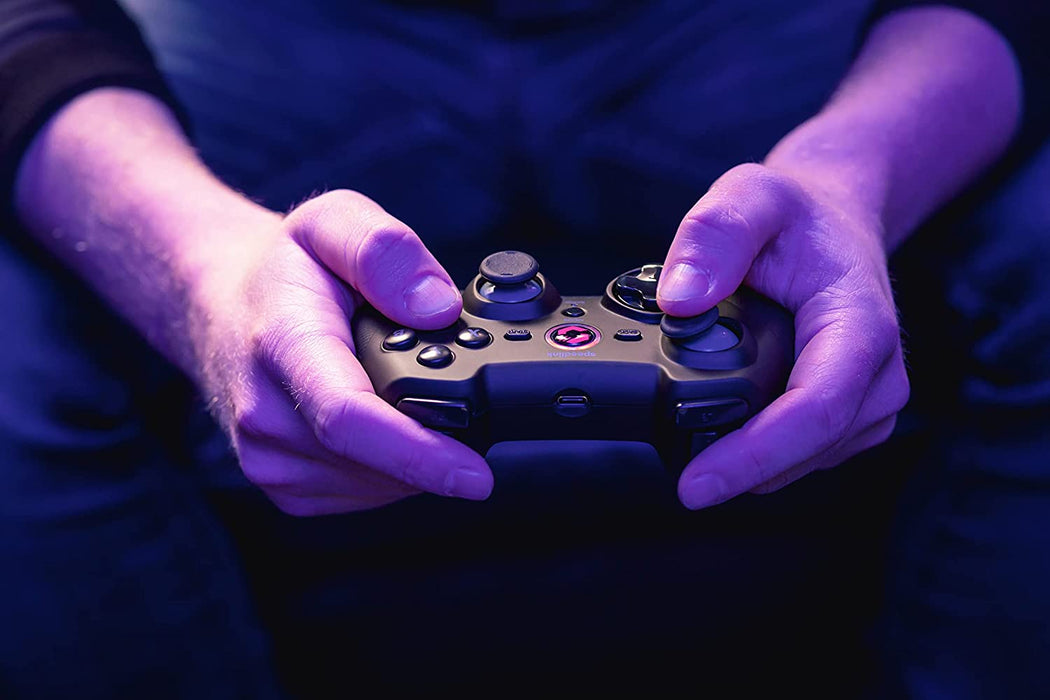 Speedlink RAIT Gamepad Wireless - draadloze gamepad met vibratiefunctie, voor pc/PS3/Switch, zwart